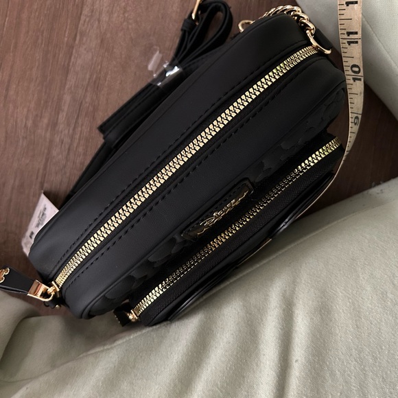 NWT Disney Mickey Mouse Black and Gold Crossbody Bag - Picture 7 of 7